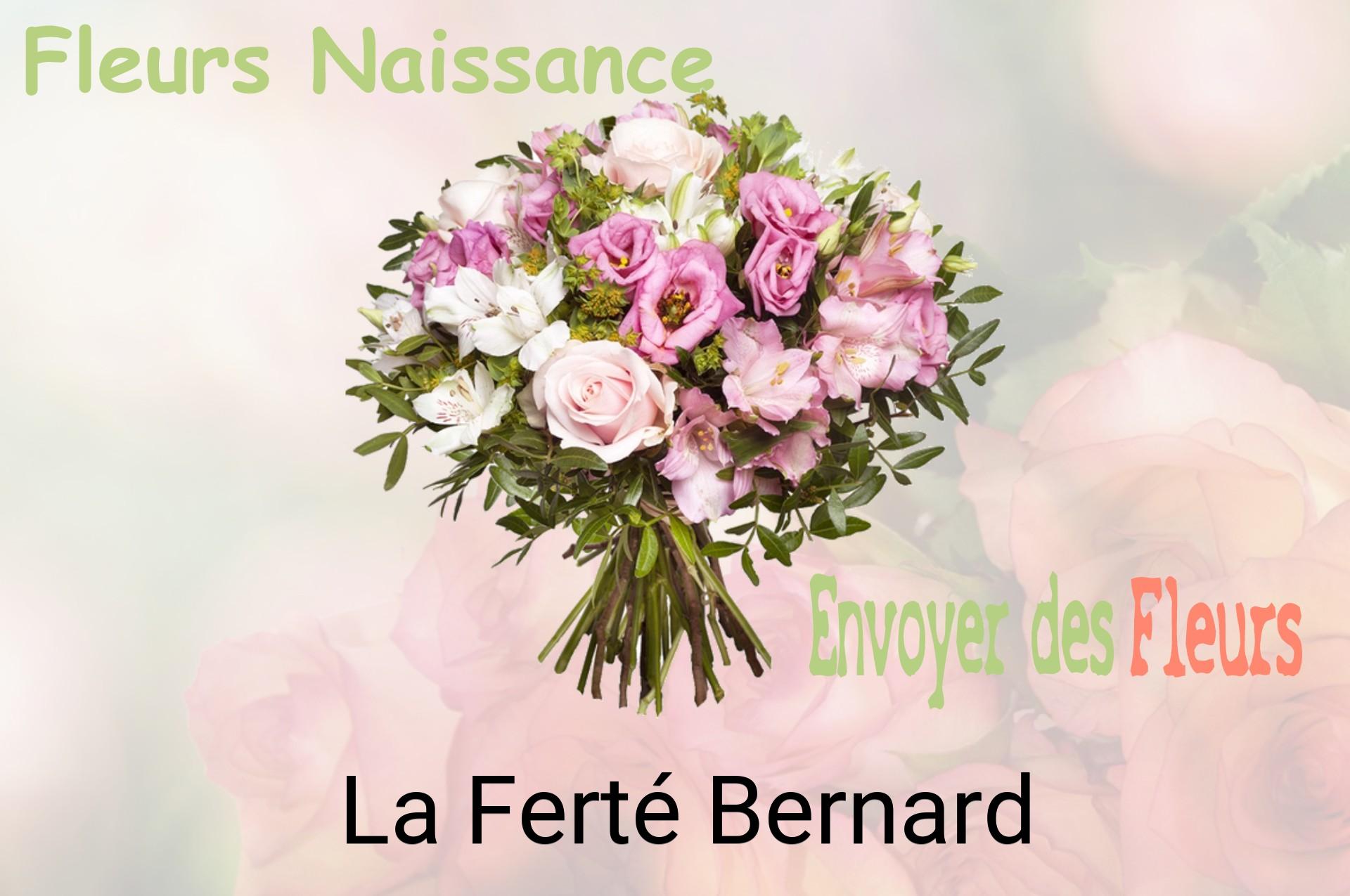 Bouquet de fleurs de naissance livré à La Ferté-Bernard